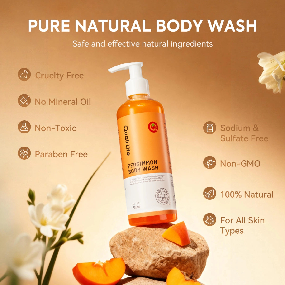 QualiLifePersimmonBodyWashFreeFromIngredientsDisplay