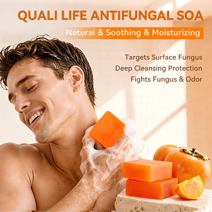 qualiLife_persimmon_antifungal_soap_smooth_skin