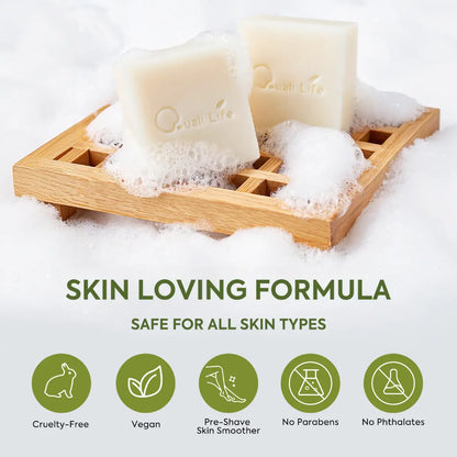 qualilife_beef_tallow_soap_lather_and_features