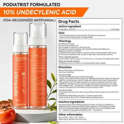 qualilife_persimmon_foot_shoe_spray_drug_facts