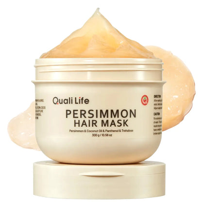 qualilife_persimmon_hair_mask_open_jar_texture